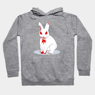 Killer Bunny on Green Hoodie